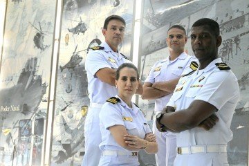  Oficiais e praças manifestam orgulho de integrar a força naval brasileira -  (crédito:  Carlos Vieira CB/DA Press)