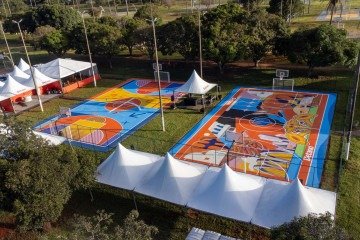 As duas quadras revitalizadas estão próximas ao Estacionamento 7 -  (crédito: Divulgação/Betano)