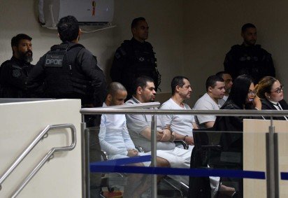  13/04/2026 Crédito: Marcelo Ferreira/CB/D.A Press. Brasil. Brasília - DF -  Fórum de Planaltina, julgamento da chacina de 2023. -  (crédito:  Marcelo Ferreira/CB/D.A Press) - 13/04/2026 Crédito: Marcelo Ferreira/CB/D.A Press. Brasil. Brasília - DF -  Fórum de Planaltina, julgamento da chacina de 2023. -  (crédito:  Marcelo Ferreira/CB/D.A Press)