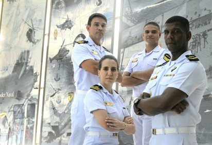  Oficiais e praças manifestam orgulho de integrar a força naval brasileira -  (crédito:  Carlos Vieira CB/DA Press)