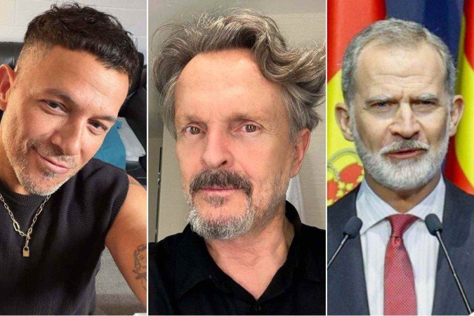 Os cantores Alejandro Sanz e Miguel Bosé foram citados em livro como ex-amantes do rei da Espanha, Felipe VI - (crédito: Redes sociais) Os cantores Alejandro Sanz e Miguel Bosé foram citados em livro como ex-amantes do rei da Espanha, Felipe VI - (crédito: Redes sociais)