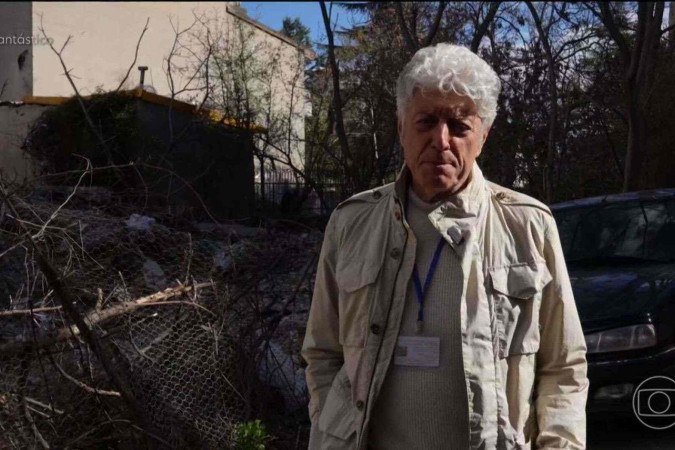 Caco Barcellos em reportagem no Irã - (crédito: TV Globo) Caco Barcellos em reportagem no Irã - (crédito: TV Globo)