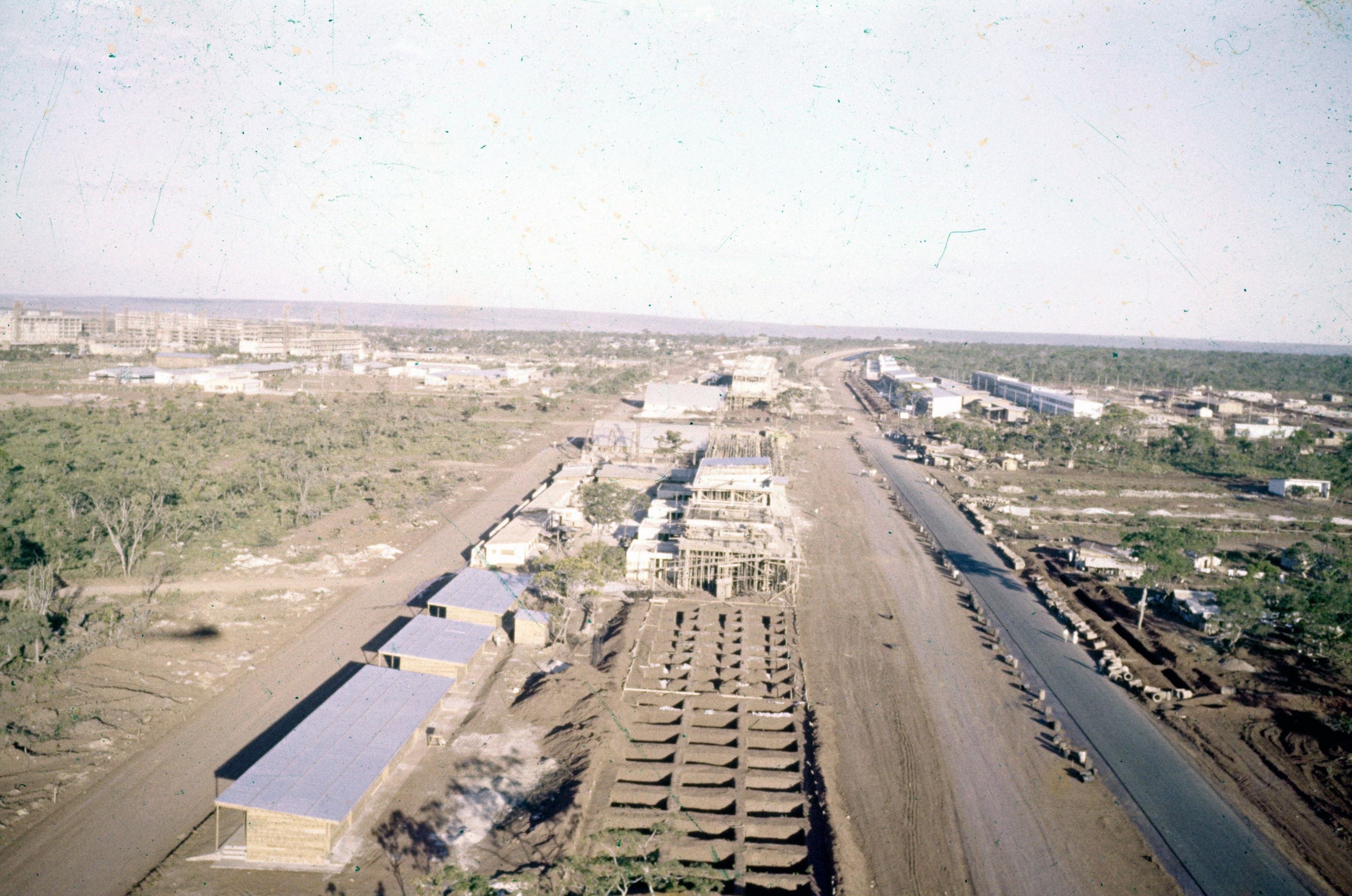 Constru&ccedil;&atilde;o da W3 Sul, fotos da Novacap