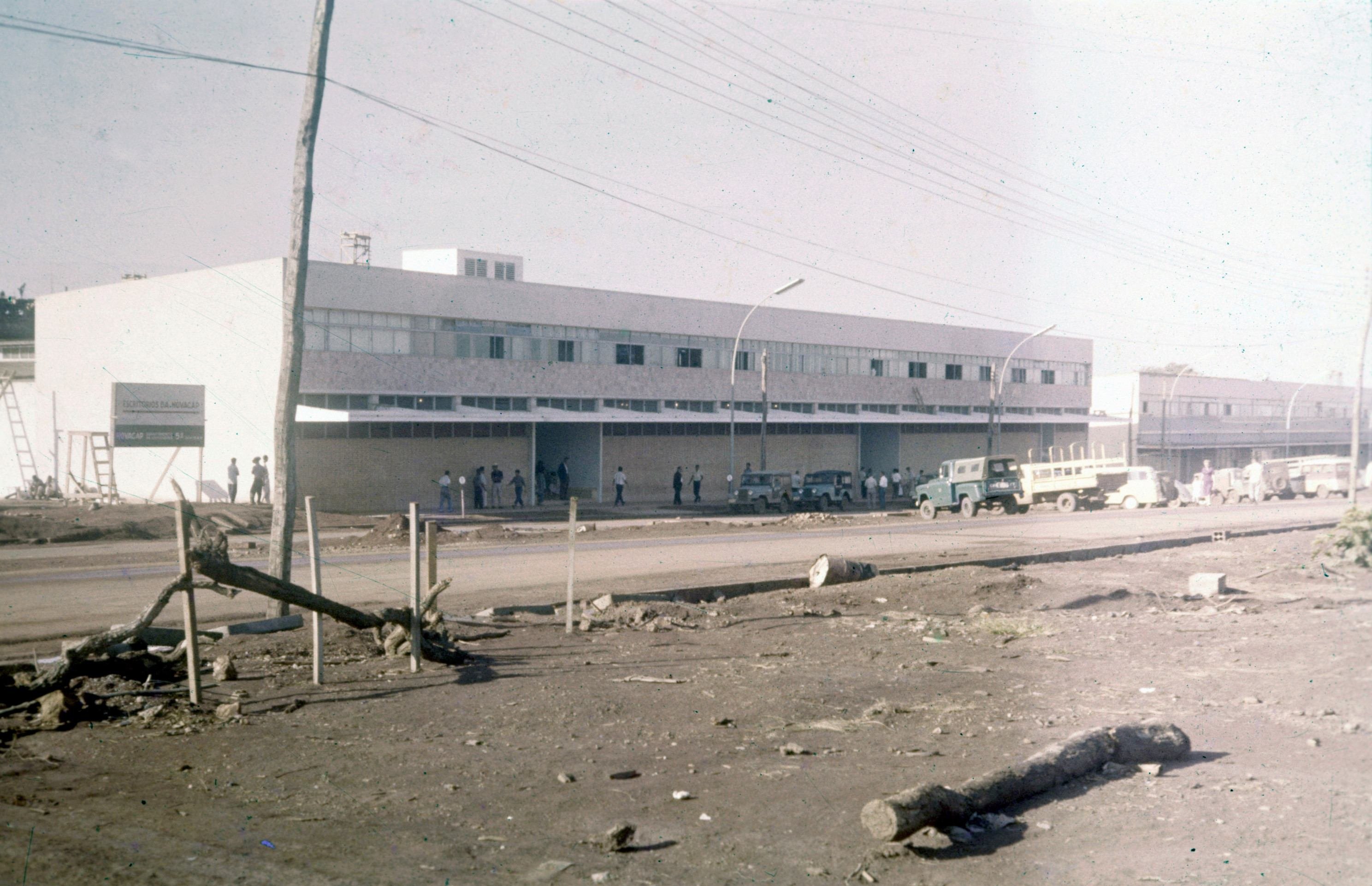 Constru&ccedil;&atilde;o da W3 Sul, fotos da Novacap