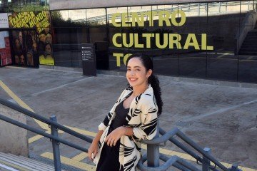 Stephane &eacute; apaixonada por arte -  (crédito:  Ed Alves CB/DA Press)