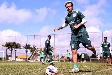 De volta à Brasília, Gabriel Galhardo chega para reforçar o Gama na briga pelo acesso à Série C  -  (crédito: Filipe Fonseca )