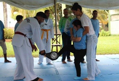 Artes marciais com inclusão é a proposta do Instituto Olga Kos  -  (crédito: Divulgação) -Artes marciais com inclusão é a proposta do Instituto Olga Kos  -  (crédito: Divulgação)