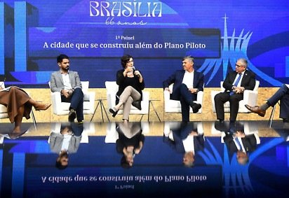  14/04/2026. Ed Alves/CB/D.A Press. CB Debate "Bras&iacute;lia 66 Anos". Painel 1 Caio Frederico, Maria Paula Fidalgo, Valter Casimiro e Paulo Mauricio Siqueira. -  (crédito:  Ed Alves/CB/D.A Press) - 14/04/2026. Ed Alves/CB/D.A Press. CB Debate "Bras&iacute;lia 66 Anos". Painel 1 Caio Frederico, Maria Paula Fidalgo, Valter Casimiro e Paulo Mauricio Siqueira. -  (crédito:  Ed Alves/CB/D.A Press)