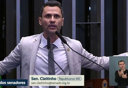 Senador Cleitinho (Republicanos) -  (crédito: SENADO/REPRODUÇÃO)