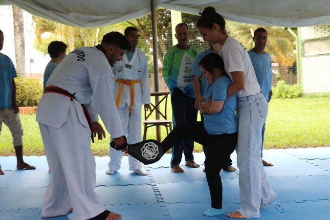 Artes marciais com inclusão é a proposta do Instituto Olga Kos - (crédito: Divulgação) Artes marciais com inclusão é a proposta do Instituto Olga Kos - (crédito: Divulgação)
