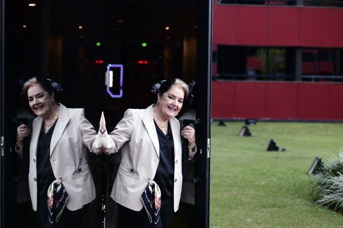  14/04/2026. Crédito: Minervino Júnior/CB/D.A Press. Brasil.  Brasilia - DF. Caderno aniversário de Brasília. Pioneira Mercedes Urquizano no Hotel Golden Tulip