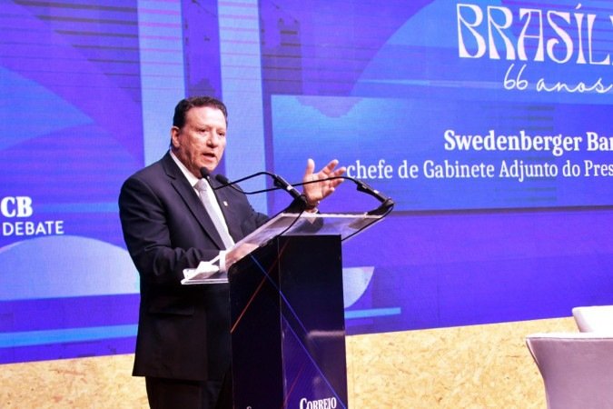 Swedenberger destacou o papel de Brasília em momentos decisivos do país - (crédito: Ed Alves) Swedenberger destacou o papel de Brasília em momentos decisivos do país - (crédito: Ed Alves)