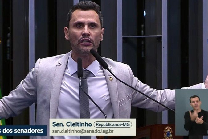 Senador Cleitinho (Republicanos) - (crédito: SENADO/REPRODUÇÃO) Senador Cleitinho (Republicanos) - (crédito: SENADO/REPRODUÇÃO)