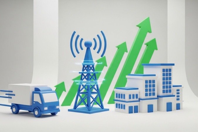 Entre os segmentos analisados, dois se destacaram com crescimento no comparativo anual. Os serviços de informação e comunicação tiveram alta de 16,7%, mantendo uma sequência de resultados positivos desde agosto de 2025. O setor de transportes, serviços auxiliares e correio também cresceu, com avanço de 2,5% - (crédito: Flow/Google AI) Entre os segmentos analisados, dois se destacaram com crescimento no comparativo anual. Os serviços de informação e comunicação tiveram alta de 16,7%, mantendo uma sequência de resultados positivos desde agosto de 2025. O setor de transportes, serviços auxiliares e correio também cresceu, com avanço de 2,5% - (crédito: Flow/Google AI)