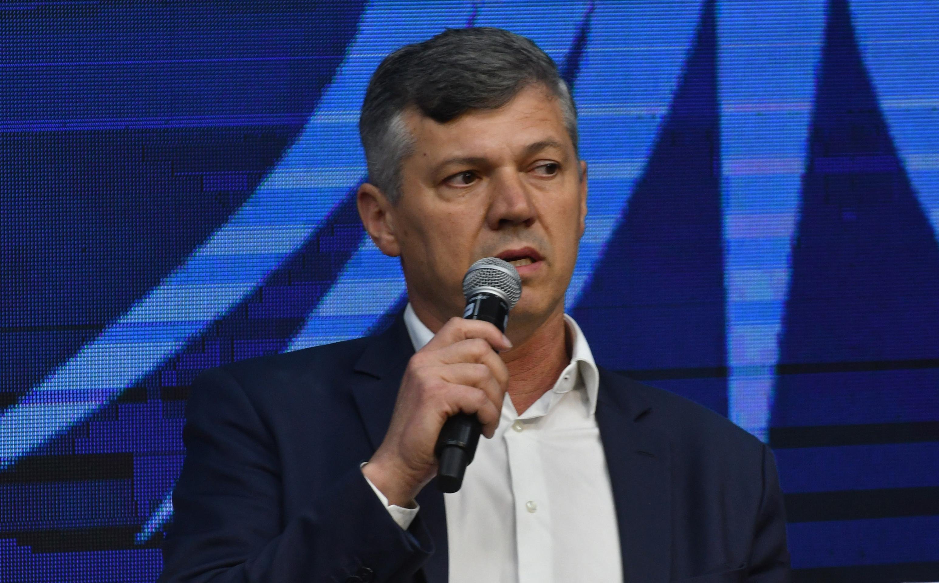  14/04/2026. Ed Alves/CB/D.A Press. CB Debate "Bras&iacute;lia 66 Anos". Valter Casimiro 