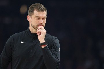 Depois de se destacar pelo Baskonia, da Espanha, Tiago chegou à NBA em 2010 para defender o San Antonio Spurs - (crédito: Christian Petersen/AFP) Depois de se destacar pelo Baskonia, da Espanha, Tiago chegou à NBA em 2010 para defender o San Antonio Spurs - (crédito: Christian Petersen/AFP)