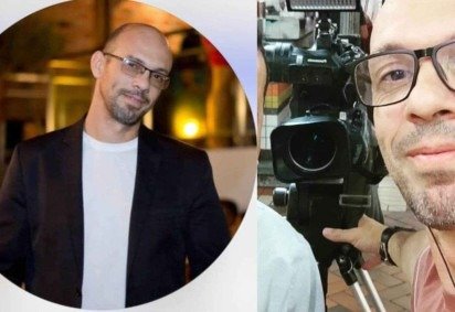 Profissional da Band Minas, o gaúcho Rodrigo Lapa conciliava o jornalismo com a arte de levar alegria a crianças e colegas -  (crédito: Reprodução/Redes Sociais)