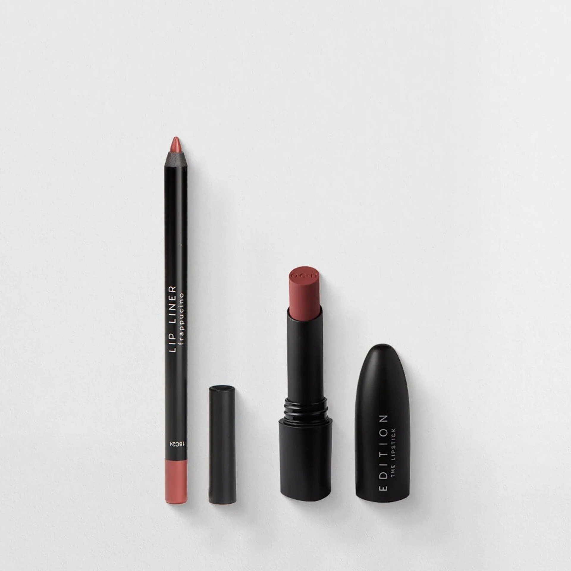 Kit L&aacute;pis de Contorno Labial Marrom   Batom Terracota Oc&eacute;ane Edition (R$ 66,90)