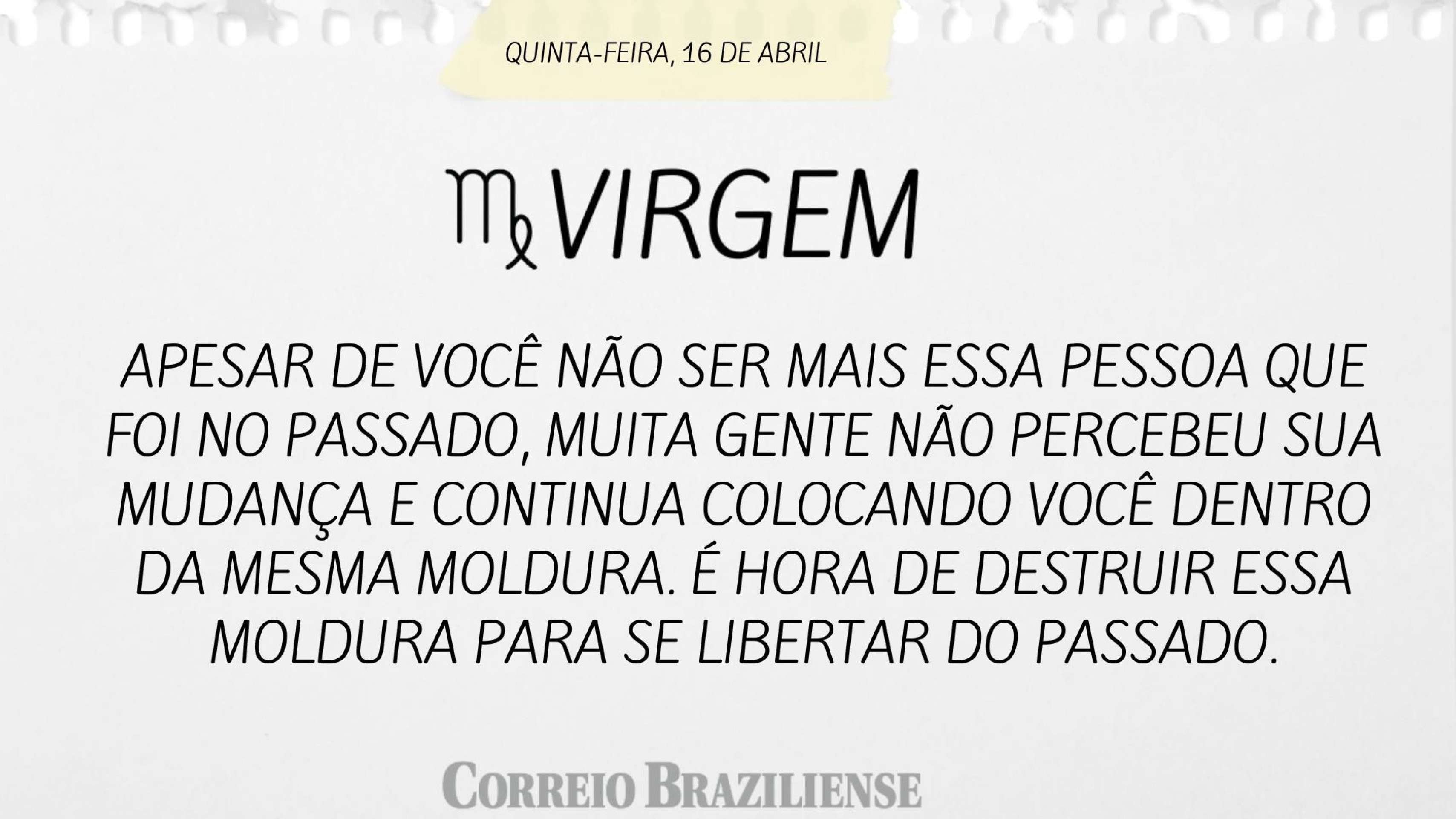 Hor&oacute;scopo desta quinta (16/4)