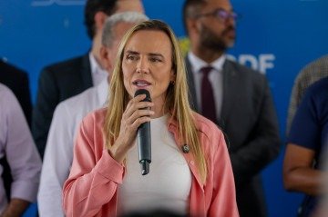  Celina Leão afirmou, em nota, que segue trabalhando 'de forma incansável e determinada para garantir a solidez, a credibilidade e o futuro do BRB'. -  (crédito: Renato Alves/Agência Brasília)