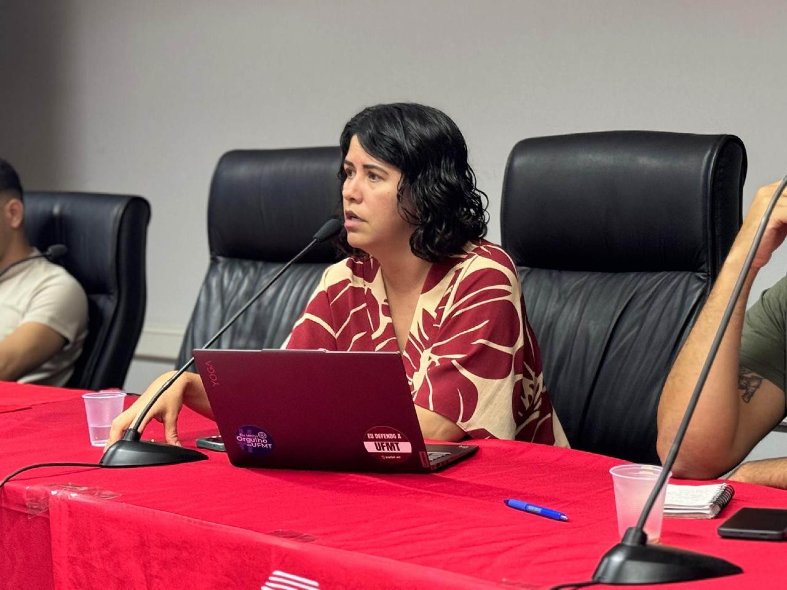 Marilin de Castro, coordenadora geral do Sindicato dos Trabalhadores T&eacute;cnicos Administrativos em Educa&ccedil;&atilde;o da UFMT (SINTUF-MT)