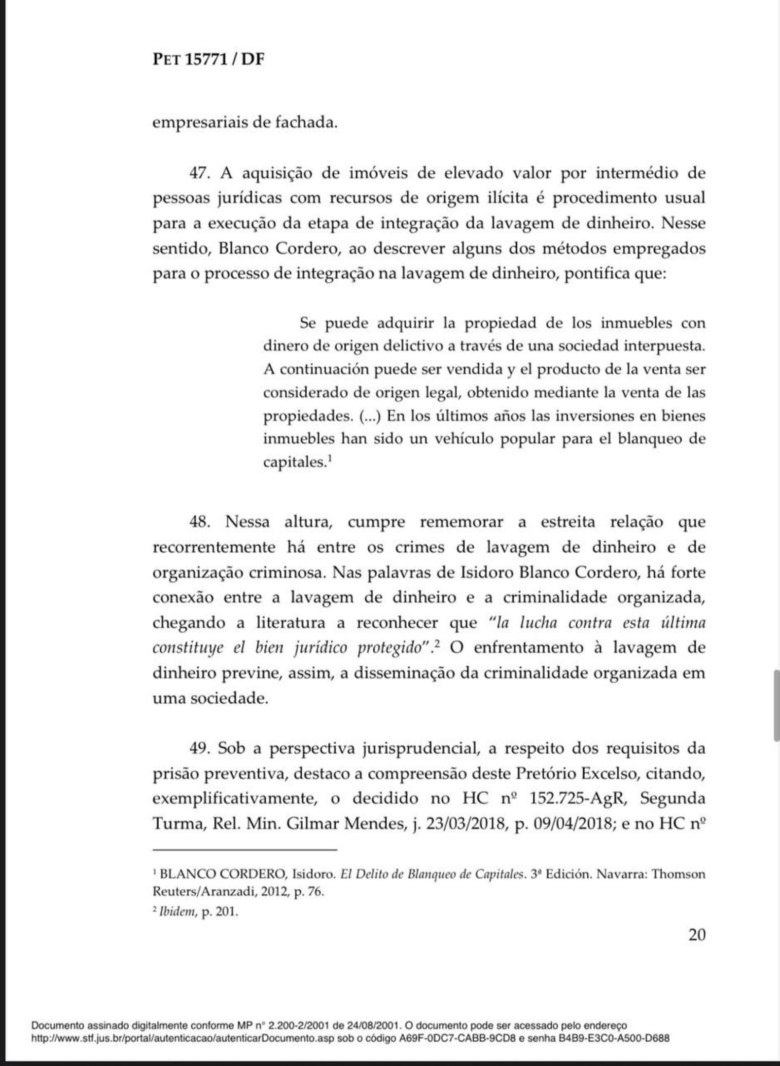 Decis&atilde;o de Andr&eacute; Mendon&ccedil;a sobre a pris&atilde;o de Paulo Henrique Costa, ex-presidente do BRB