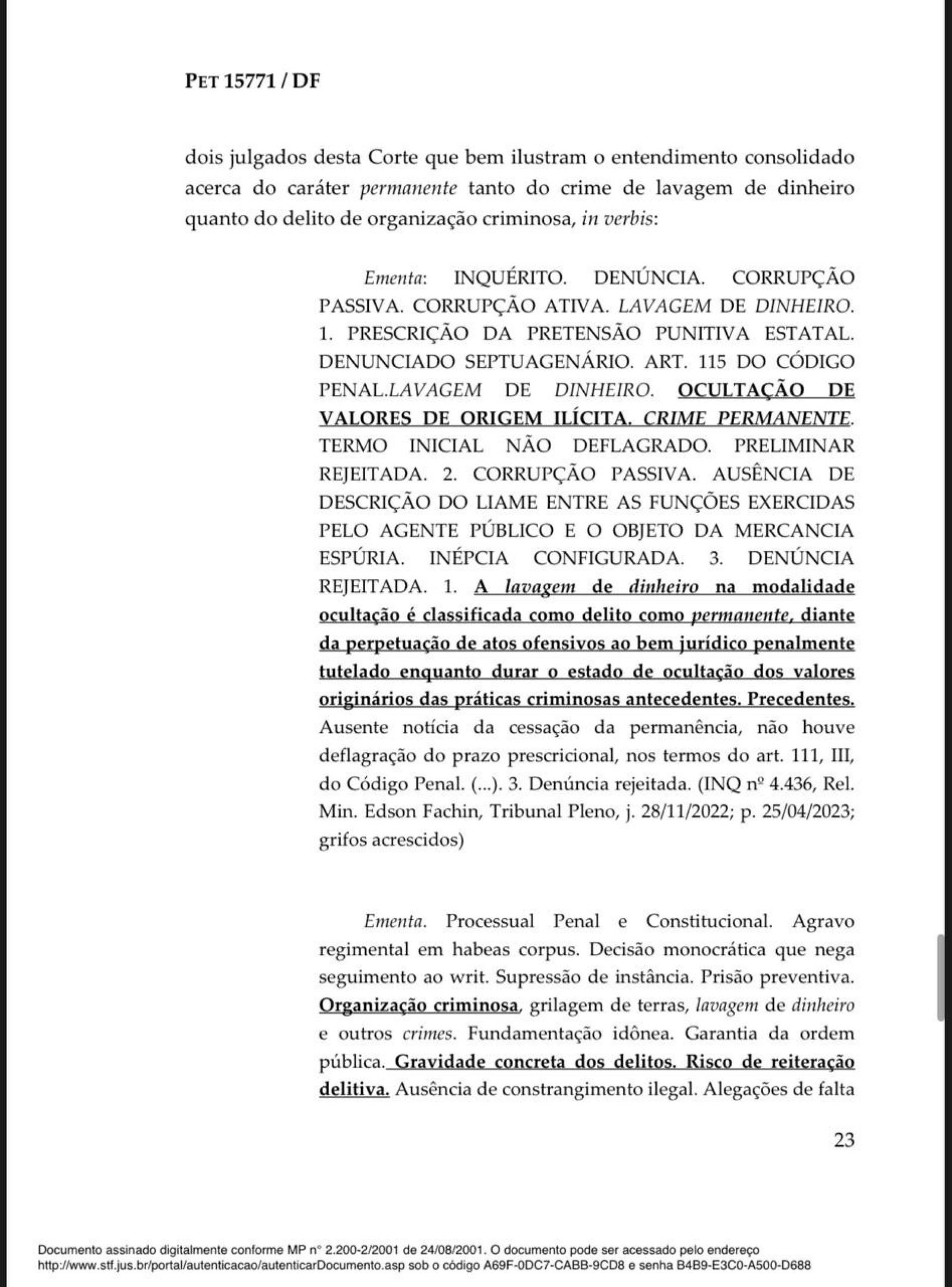Decis&atilde;o de Andr&eacute; Mendon&ccedil;a sobre a pris&atilde;o de Paulo Henrique Costa, ex-presidente do BRB