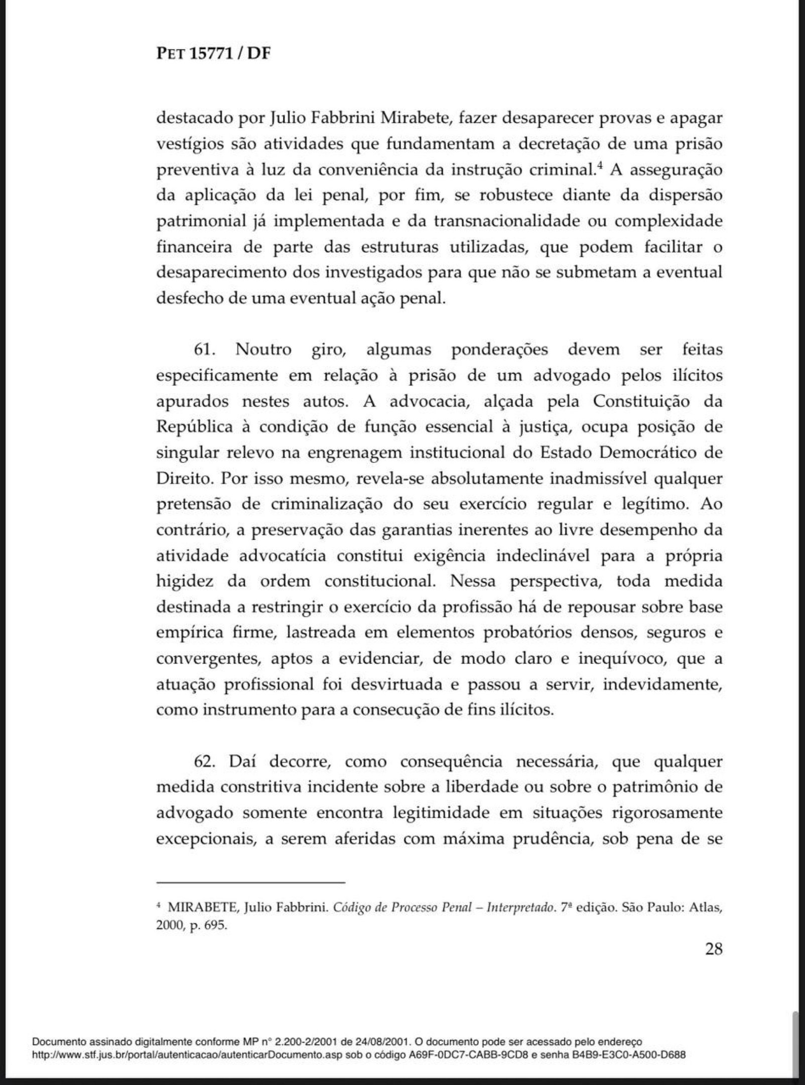 Decis&atilde;o de Andr&eacute; Mendon&ccedil;a sobre a pris&atilde;o de Paulo Henrique Costa, ex-presidente do BRB