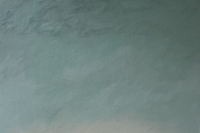 Quintal de Casa, pintura de Enthony Sousa, foi acompanhada por Carlos Lin