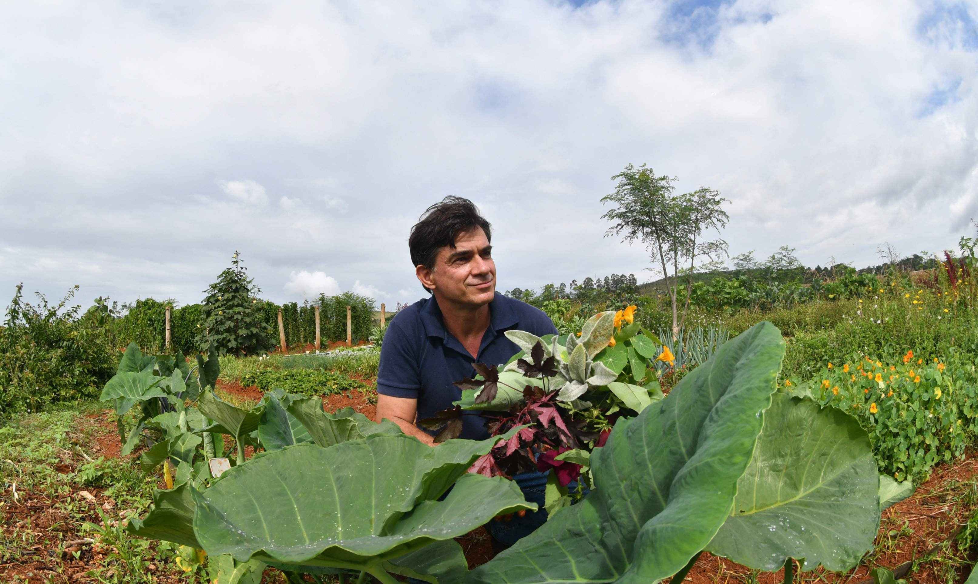  17/04/2026 Ed Alves CB/DA Press. CB Debate. Cidades. Caderno Aniversario de Brasilia 66 Anos. Hortali&ccedil;as Pancs. Na foto, Nuno. 