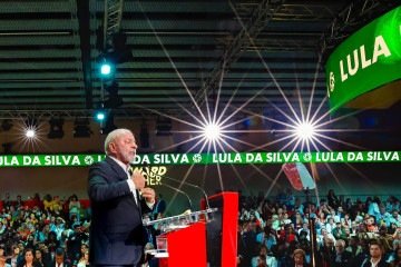 Lula: 'Nós não podemos levantar todo dia de manhã e dormir todo dia à noite com um tuíte de um presidente da República ameaçando o mundo, fazendo guerra' -  (crédito: Ricardo Stuckert/PR)