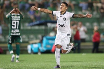 O Botafogo chega a 16 pontos e sobe para a sétima colocação, com um jogo a menos -  (crédito: Vitor Silva/Botafogo)