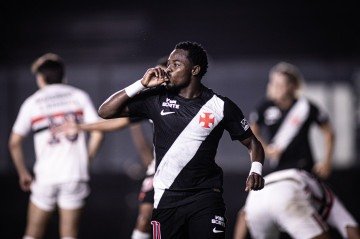 Andrés Gómez fez o gol que garantiu a virada do Vasco contra o São Paulo -  (crédito: Matheus Lima/Vasco)