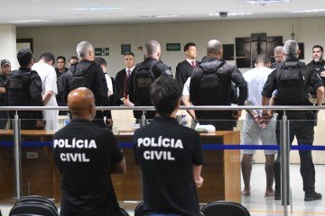  Chacina: leitura da sentença da maior chacina do DF começa sob forte comoção -  (crédito:  Ed Alves/CB/D.A Press)