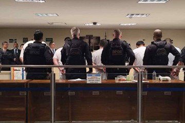  Leitura da sentença da maior chacina do DF começa sob forte comoção -  (crédito:  Ed Alves/CB/D.A Press)