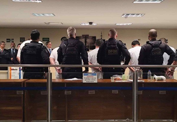  Leitura da sentença da maior chacina do DF começa sob forte comoção -  (crédito:  Ed Alves/CB/D.A Press)