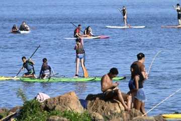 Sensação de calor e de abafamento vai predominar hoje, no aniversário da capital -  (crédito:  Carlos Vieira CB/DA Press)