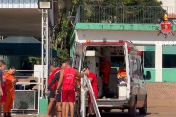 O Corpo de Bombeiros foi acionado e atendeu a ocorr&ecirc;ncia &agrave;s 8h30
 -  (crédito: Divulga&ccedil;&atilde;o/Corpo de Bombeiros Militar do Distrito Federal)