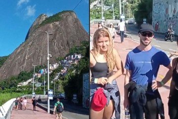Turistas relatam medo ao ficarem ilhados na trilha do Dois Irmãos durante operação -  (crédito: Cyro Neves/Super Rádio Tupi )