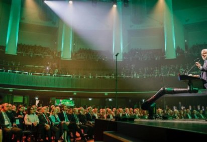Presidente da República, Luiz Inácio Lula da Silva, durante a cerimônia de abertura da Feira Industrial de Hannover -  (crédito: Ricardo Stuckert / PR) -Presidente da República, Luiz Inácio Lula da Silva, durante a cerimônia de abertura da Feira Industrial de Hannover -  (crédito: Ricardo Stuckert / PR)