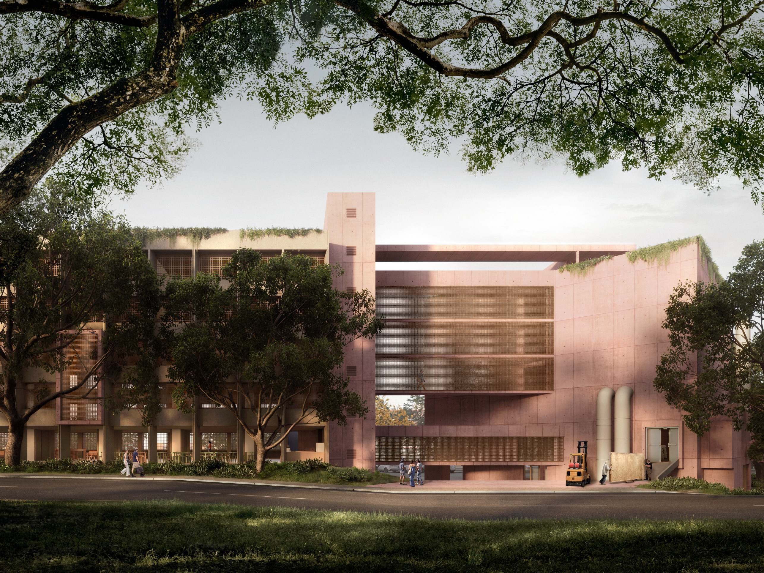 Assinado pelo diretor art&iacute;stico Batman Zavareze, pr&eacute;dio abandonado na 511 Norte vai dar lugar ao Centro Cultural do Sesc