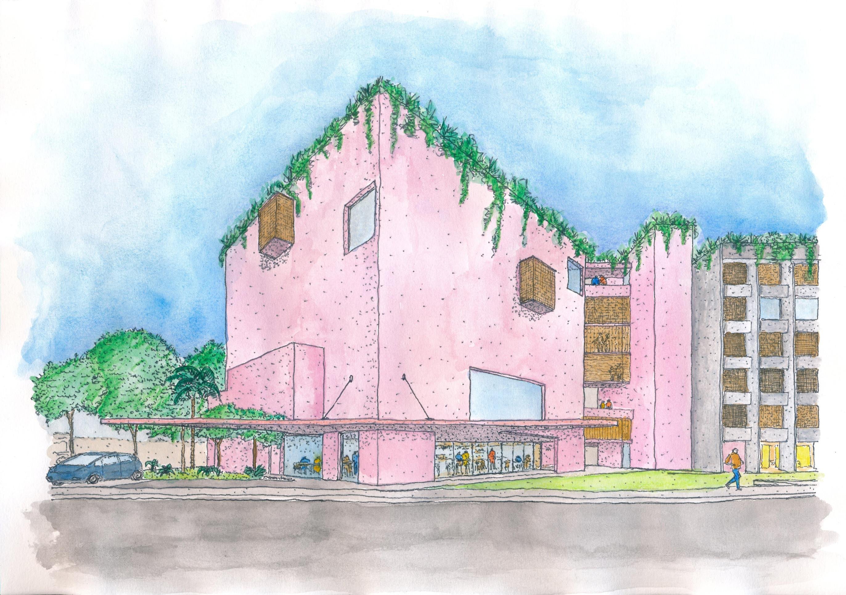  Assinado pelo diretor art&iacute;stico Batman Zavareze, pr&eacute;dio abandonado na 511 Norte vai dar lugar ao Centro Cultural do Sesc