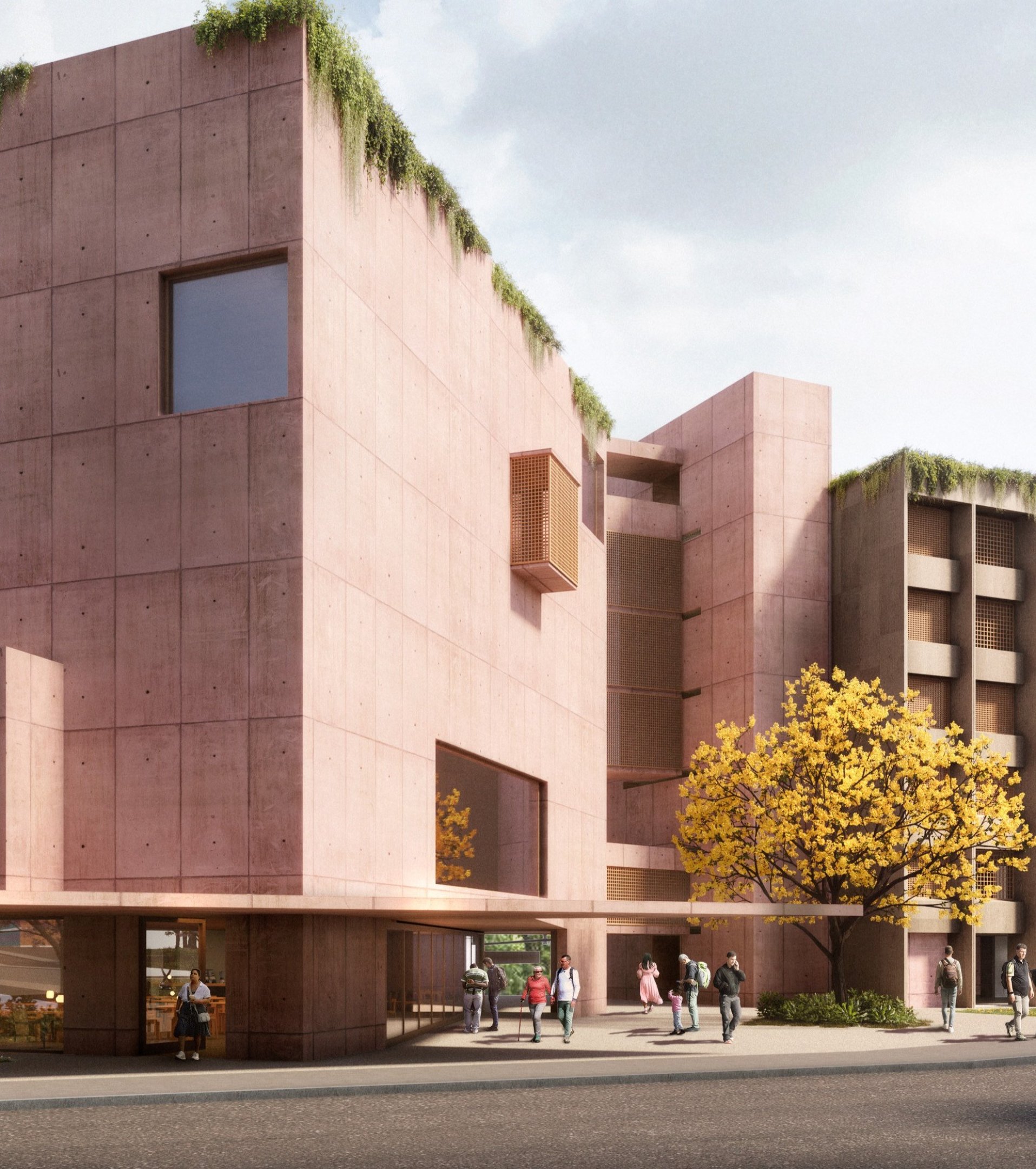 Assinado pelo diretor art&iacute;stico Batman Zavareze, pr&eacute;dio abandonado na 511 Norte vai dar lugar ao Centro Cultural do Sesc