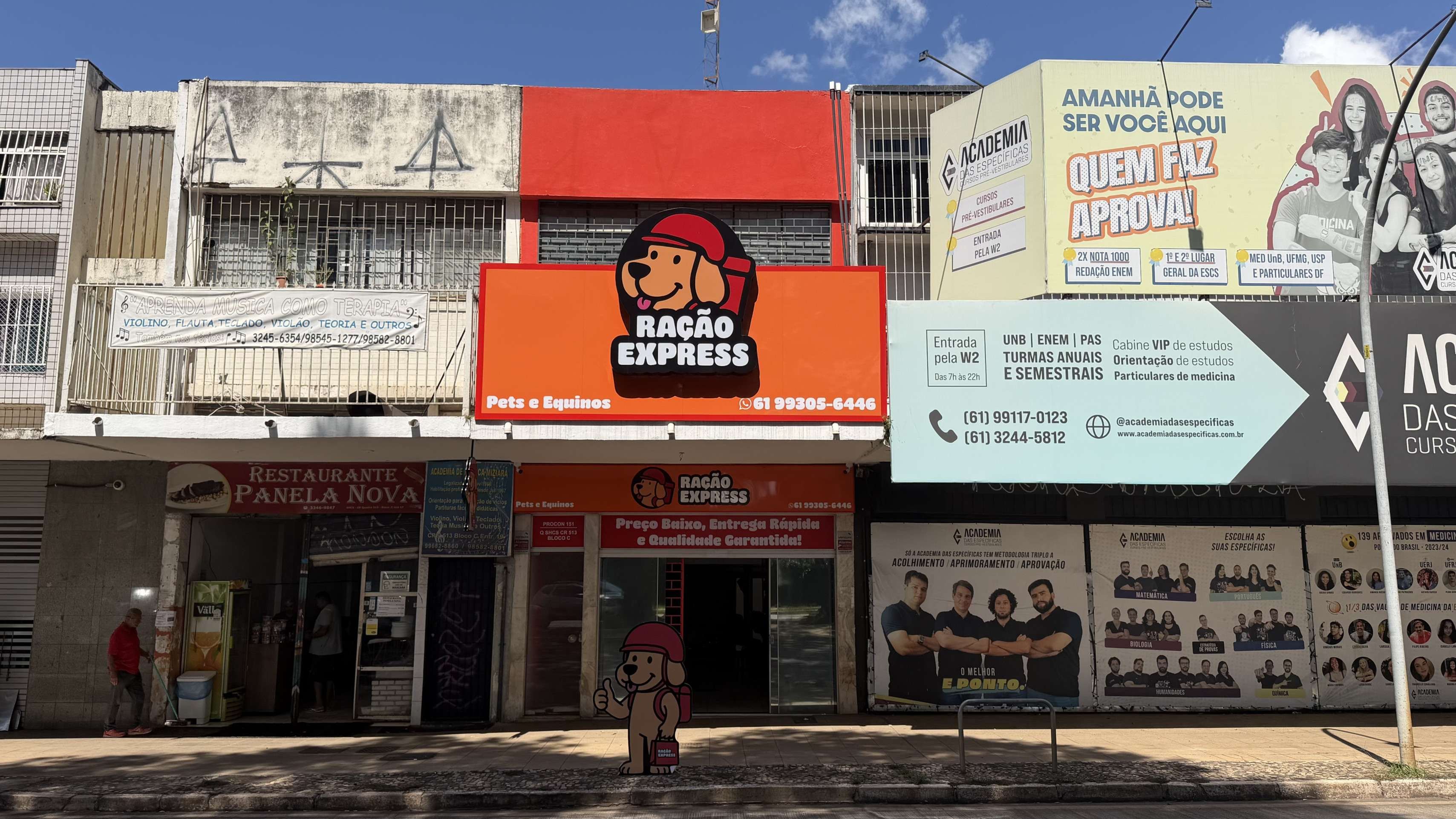 Inaugurada em janeiro, Ra&ccedil;&atilde;o Express traz mais cores para a 513 sul