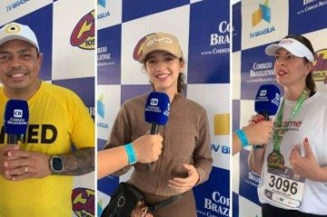  Carlos Alves Felix, Maria Antônia e Juliana Wolff
 -  (crédito: Correio Braziliense)