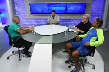  21/04/2026 Crédito: Marcelo Ferreira/CB/D.A Press. Brasil. Brasília - DF -  O maratonista Ruiter SIlva, presidente da CORDF (Corredores de Rua do Distrito Federal) e o idealizador da Maratona Brasília, Miguel Jabour, são os entrevistados do CB.Poder  -  (crédito:  Marcelo Ferreira/CB/D.A Press)
