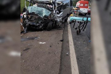 A sinistro aconteceu no KM 60 da BR-020 -  (crédito: Material cedido/Diário de Formosa)