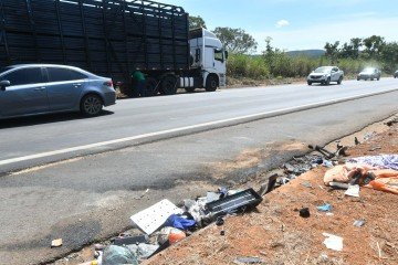 Em dois meses, treze pessoas morreram em acidentes com vans na BR 020 -  (crédito:  Ed Alves CB/DA Press)