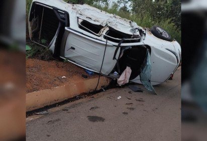 O acidente matou oito pessoas e feriu outras oito -  (crédito: Material cedido/Diário de Formosa) -O acidente matou oito pessoas e feriu outras oito -  (crédito: Material cedido/Diário de Formosa)