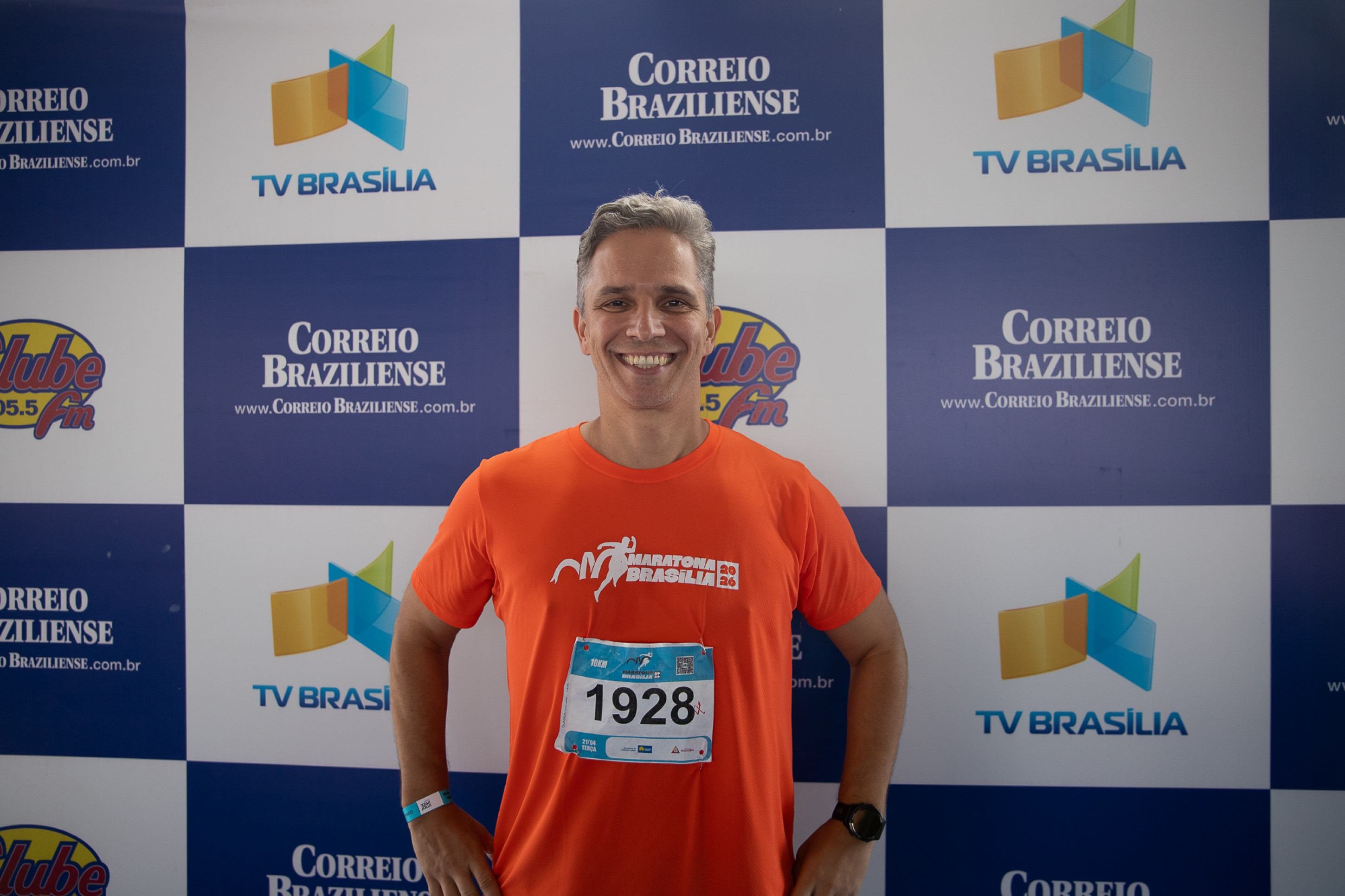  21.04.2026. Mariana Campos/CB/D.A Press. No anivers..rio da capital, brasilienses celebram praticando esporte ao ar livre na Maratona Bras..lia 2026. Fernando Vidigal     